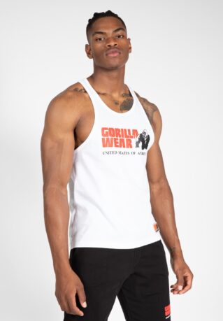 Универсальная спортивная майка Gorilla Wear Classic Белый для бега и улицы