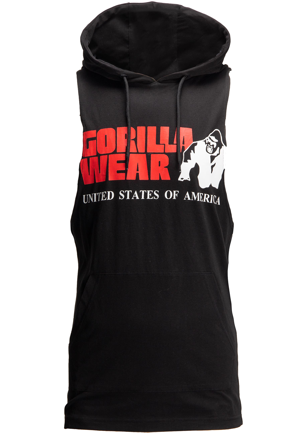 Худи Rogers Hooded Tank Top – Black от Gorilla Wear
