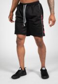 Шорты Gorilla Wear черный красный мужские спортивные