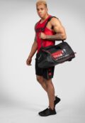 Мужские шорты Gorilla Wear для зала черный красный