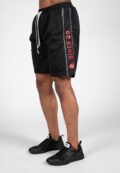 Шорты Gorilla Wear черный красный спереди
