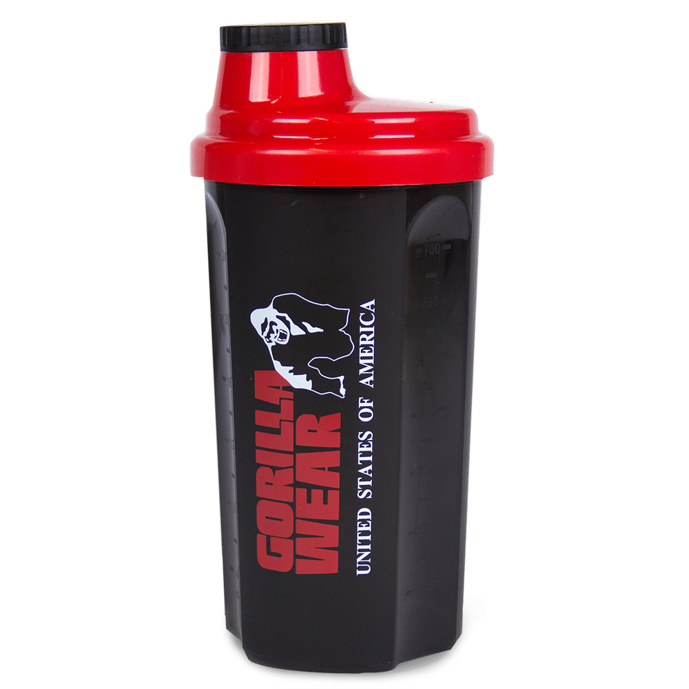 Gorilla Wear Shaker 700ML - Black/Red