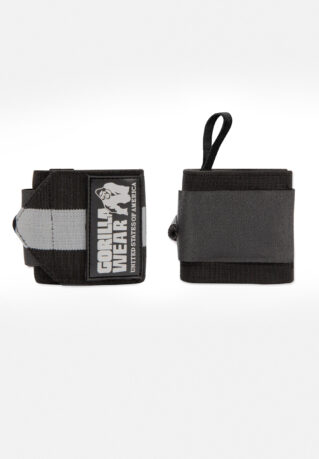 Кистевые бинты Wrist Wraps Ultra – Black/Gray от Gorilla Wear