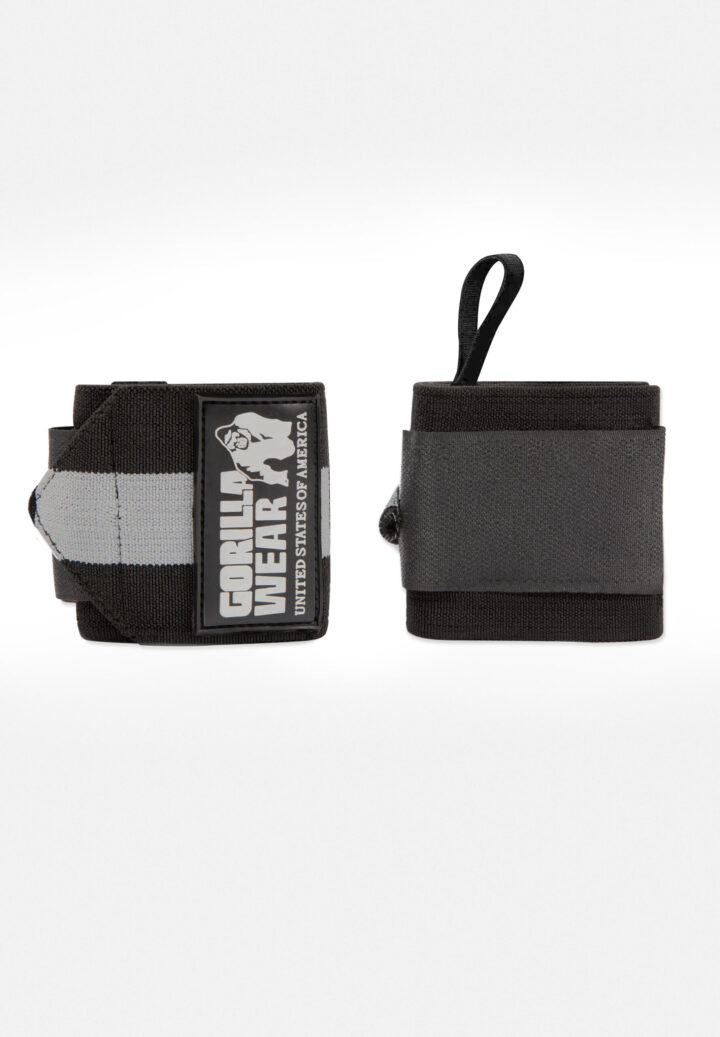 Кистевые бинты Wrist Wraps Ultra – Black/Gray от Gorilla Wear