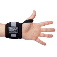 Кистевые бинты Wrist Wraps Ultra – Black/Gray от Gorilla Wear