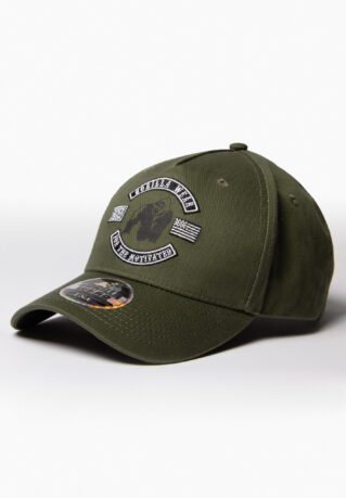 Кепка Darlington – Army Green из 100% хлопка с металлической застёжкой