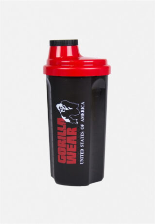 Шейкер Gorilla Wear 700ML – Черный/Красный