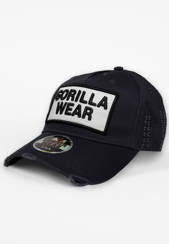 Бейсболка Gorilla Wear Harrison чёрная белая