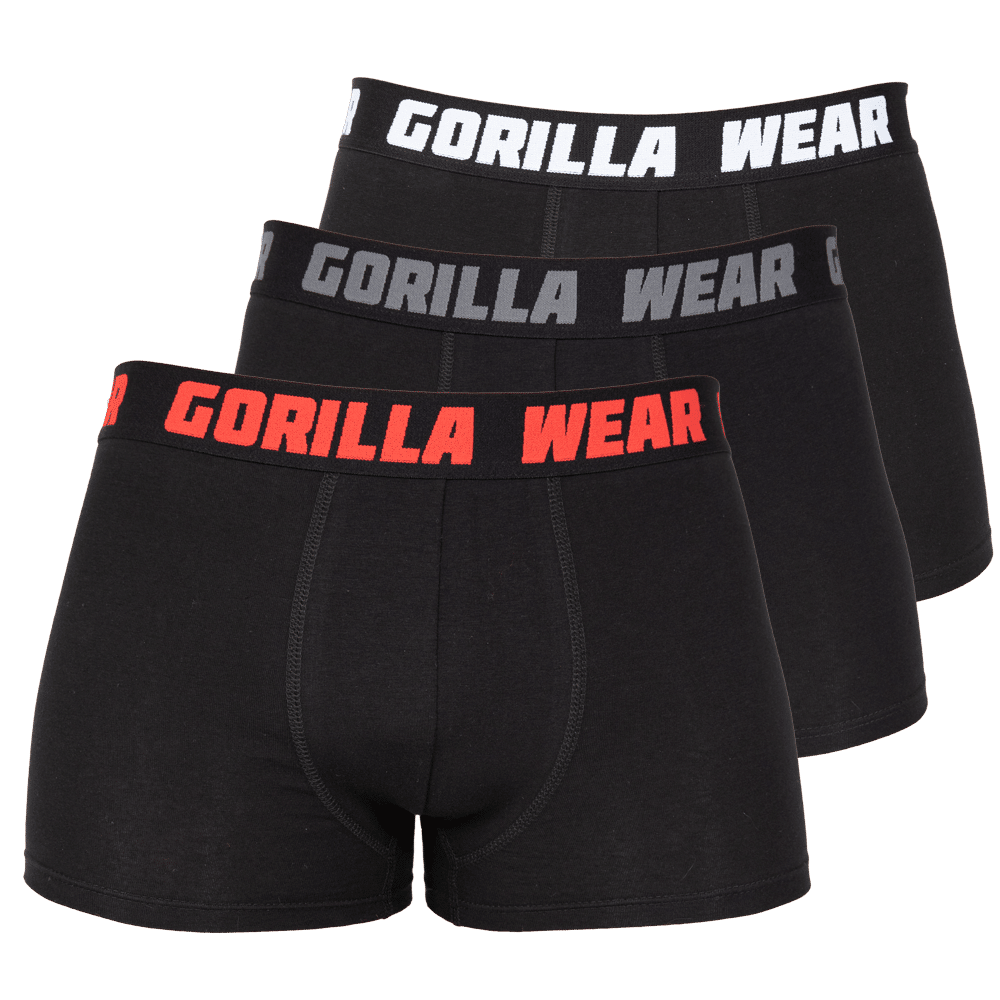 Gorilla Wear Boxershorts 3-pack – Black