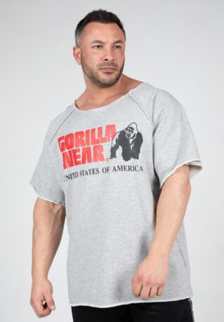 Классический топ Gorilla Wear серого цвета