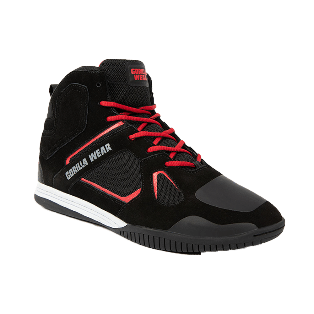Troy High Tops – Black/Red