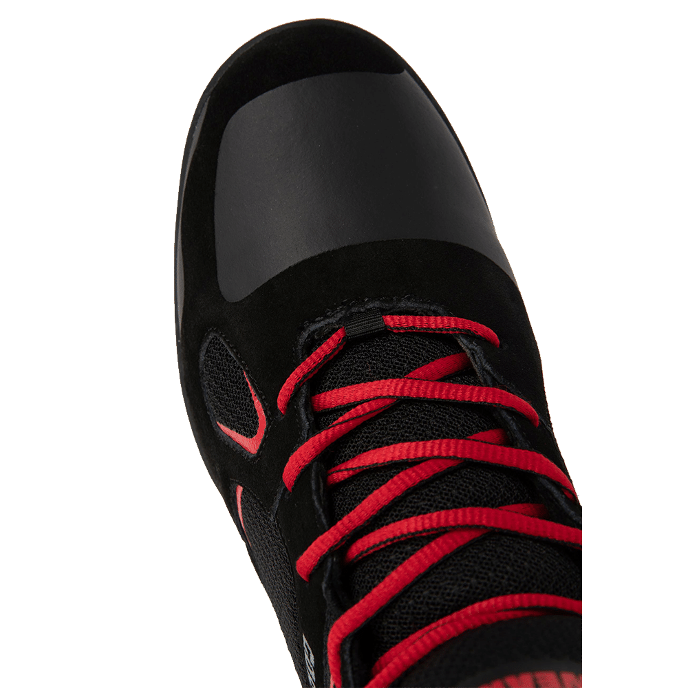 Troy High Tops – Black/Red