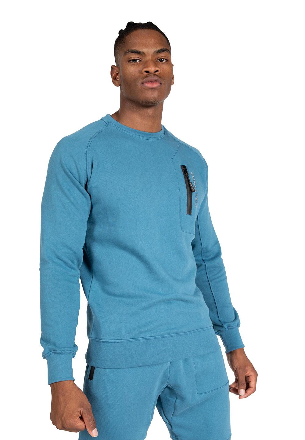 Толстовка Newark Sweater – Blue от Gorilla Wear