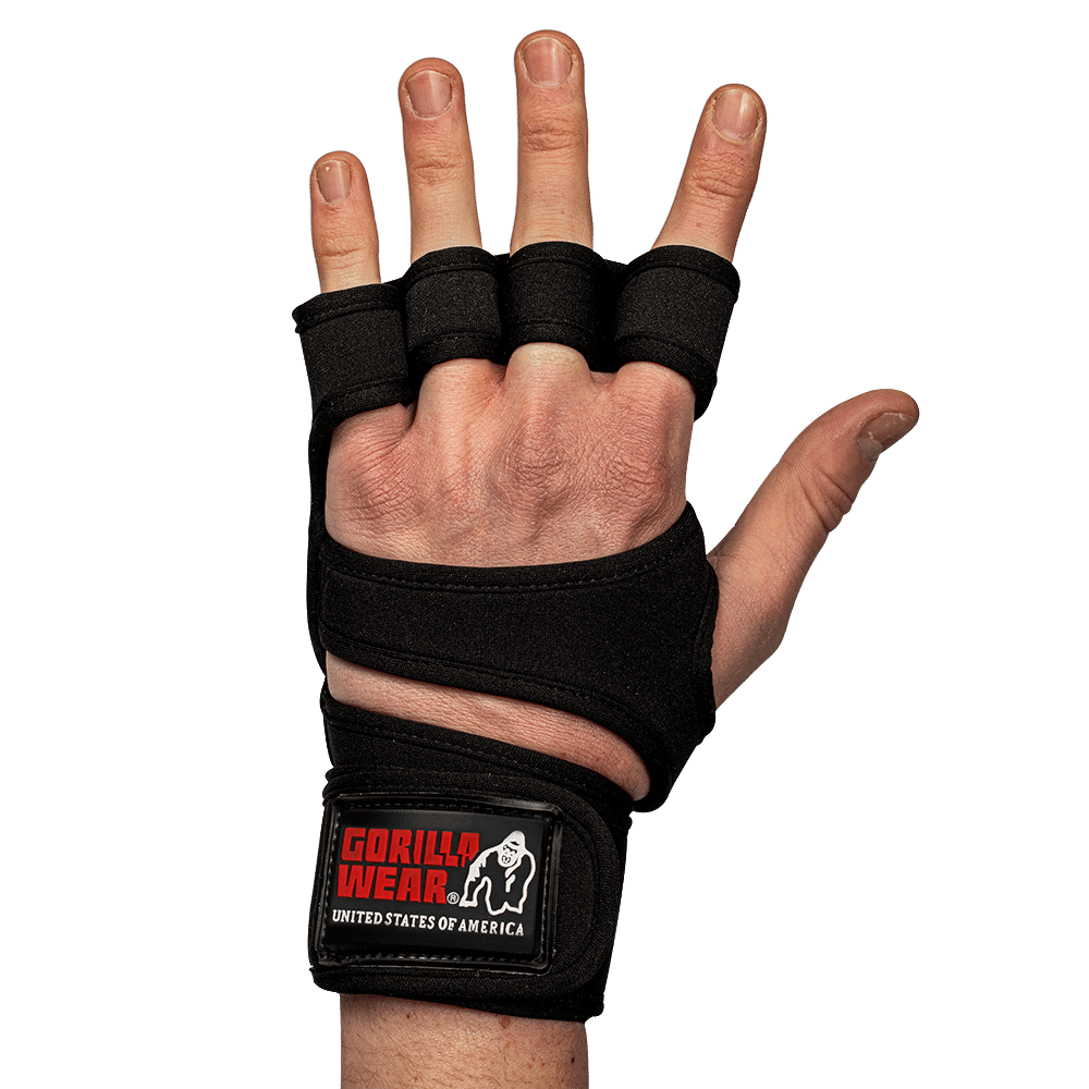 99174900 yuma weight lifting workout gloves 3 - Yuma Weight Lifting Workout Gloves - Black