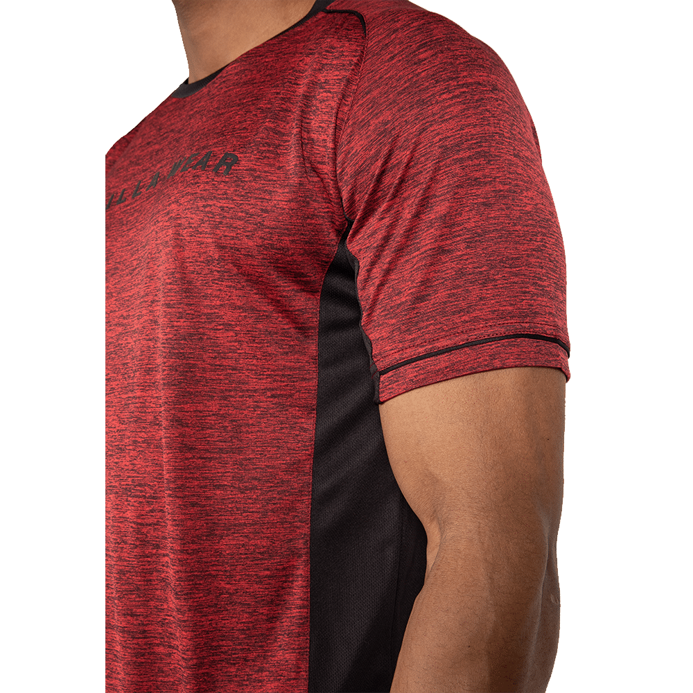 Fremont T-Shirt – Burgundy Red/Black