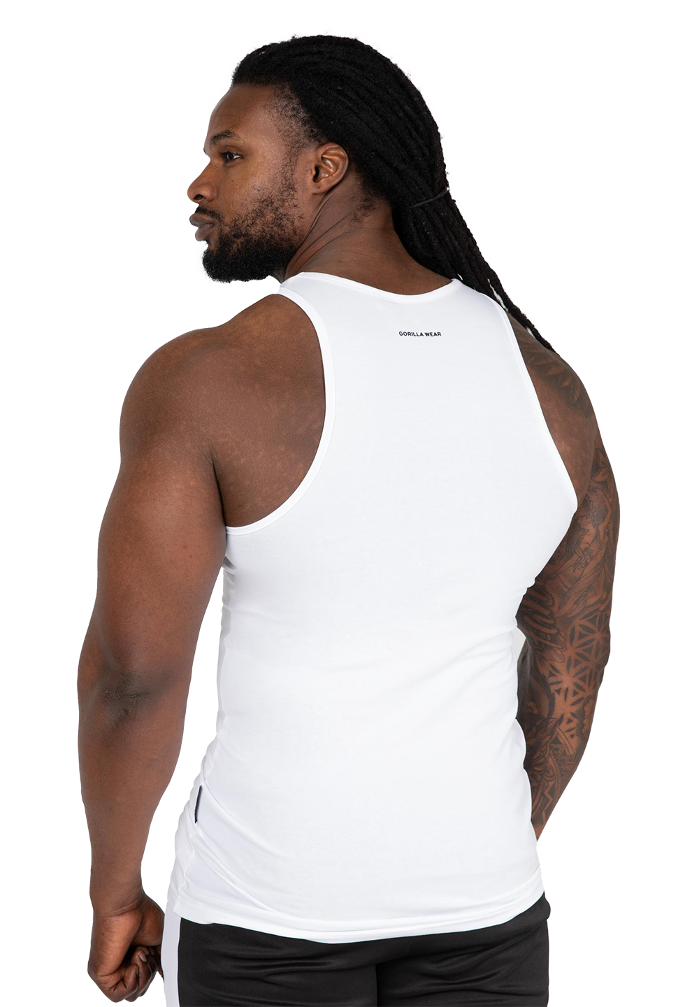Майка Adams Stretch Tank Top – White от Gorilla Wear