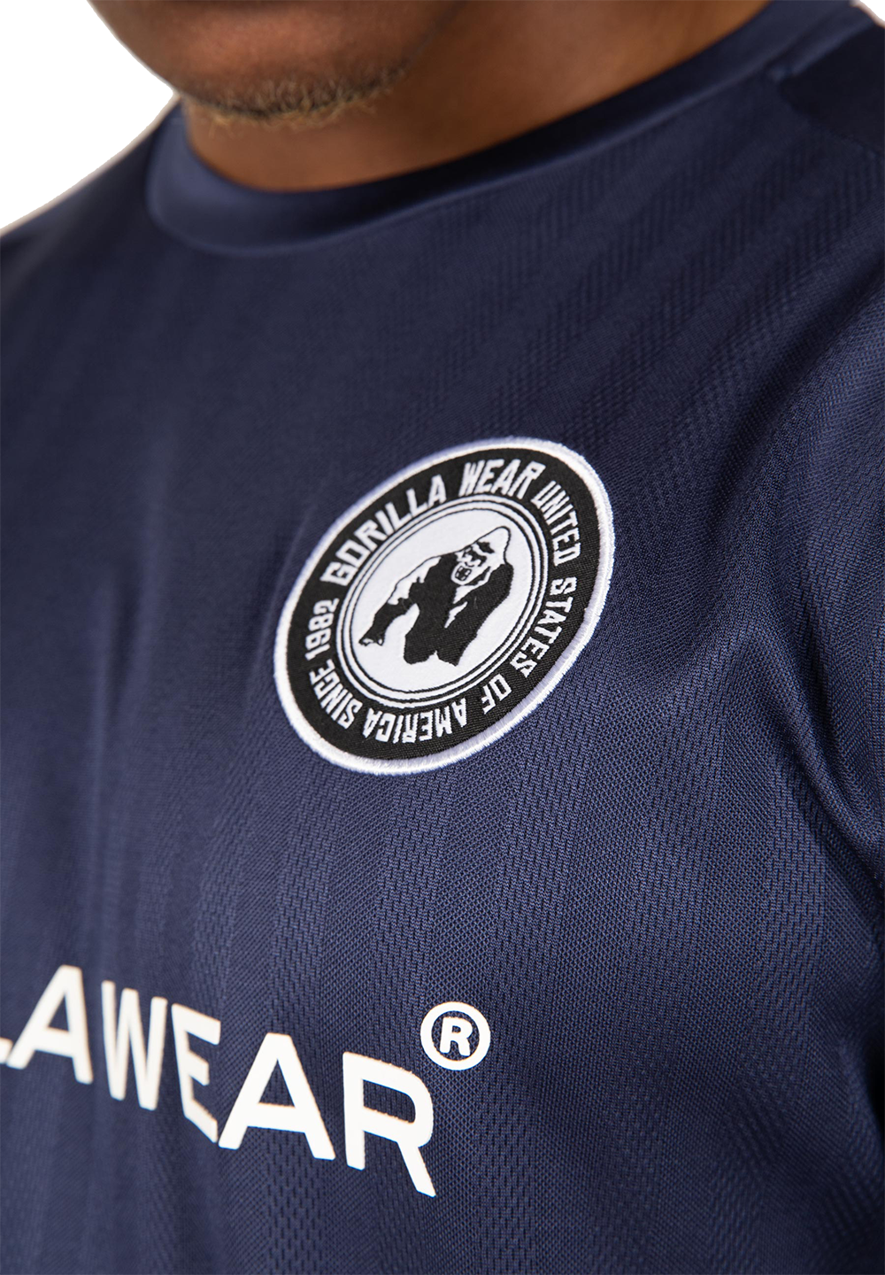 Футболка Stratford T-Shirt – Navy от Gorilla Wear