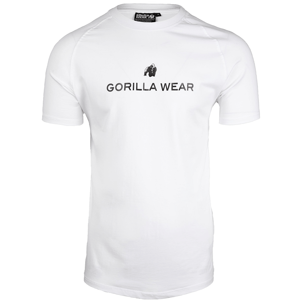 Белая футболка Davis T-Shirt от Gorilla Wear