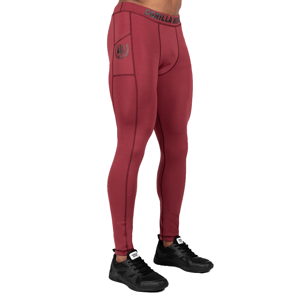 Smart Tights – Burgundy Red