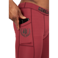 Красные тайтсы Smart Tights от Gorilla Wear