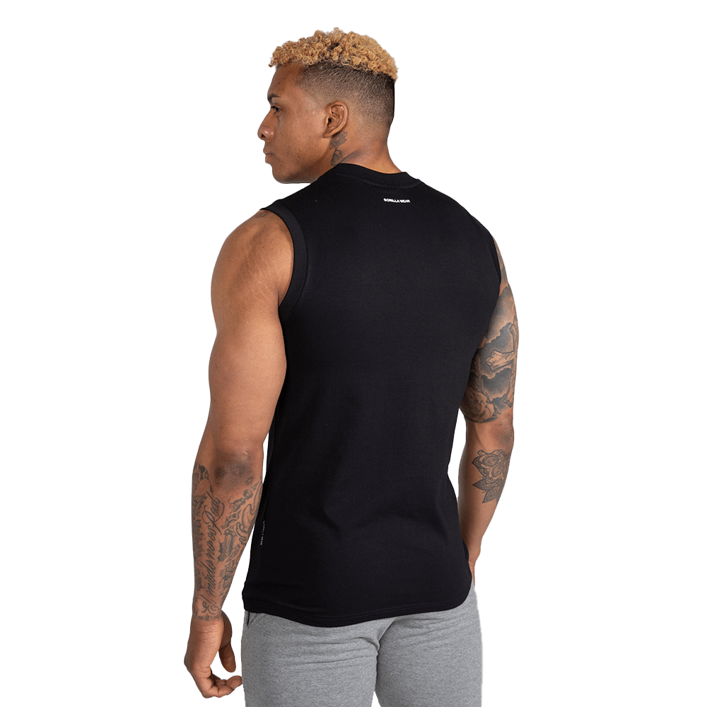 Sorrento Sleeveless T-Shirt – Black