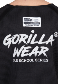 Олдскульный топ Augustine Old School Work Out Top – Black от Gorilla Wear