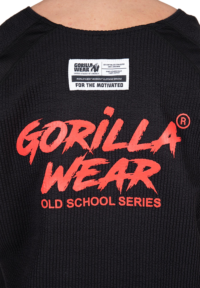 Олдскульный топ Augustine Old School Workout Top – Black/Red от Gorilla Wear