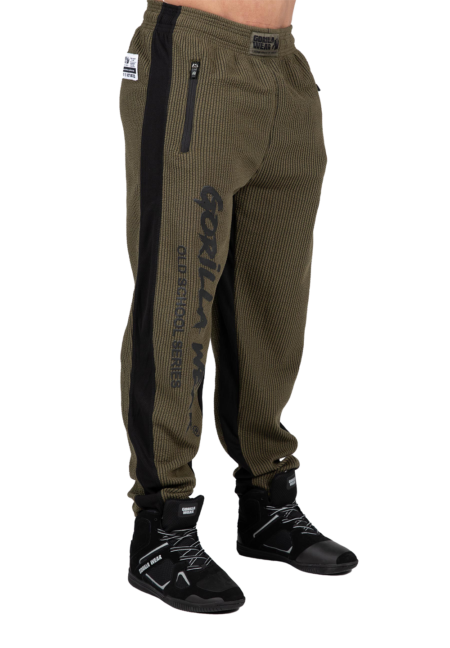 Штаны Augustine Old School Pants - Army Green от Gorilla Wear