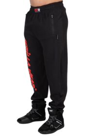 Штаны Augustine Old School Pants - Black/Red от Gorilla Wear