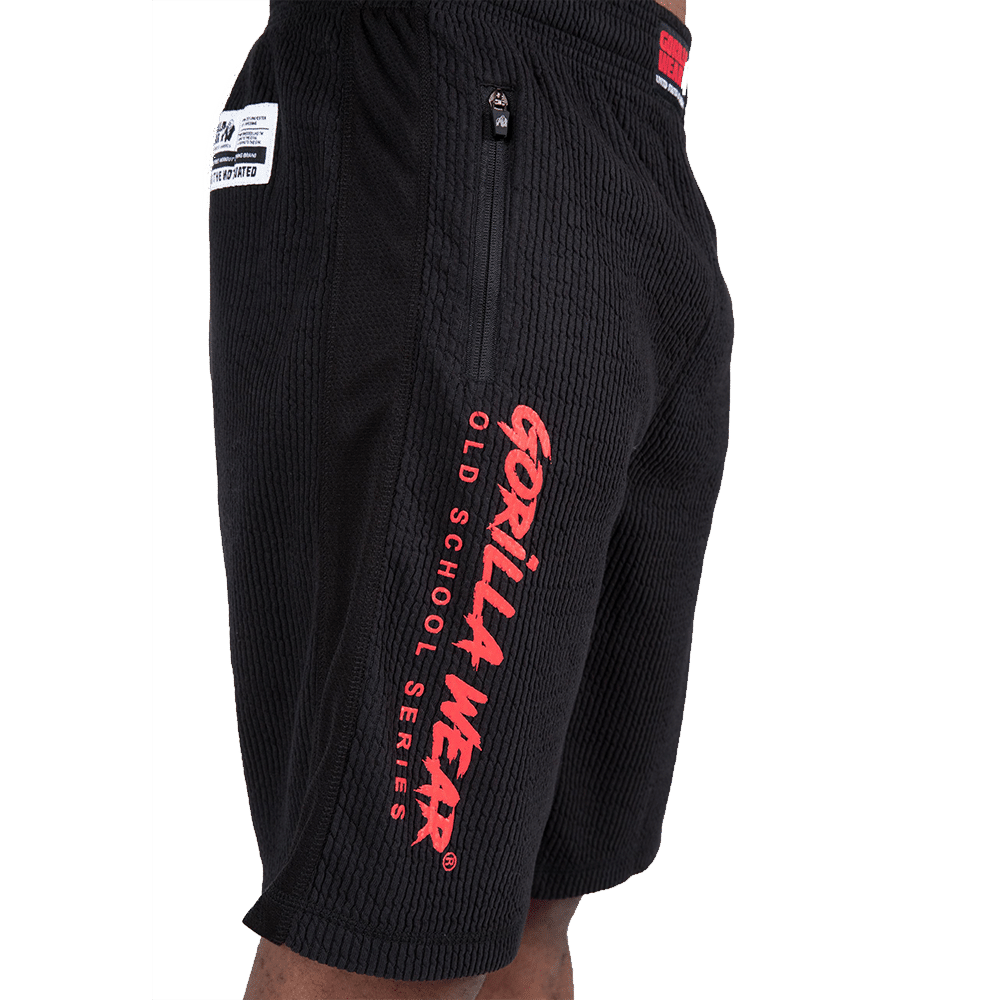 Augustine Old School Shorts – Black/Red