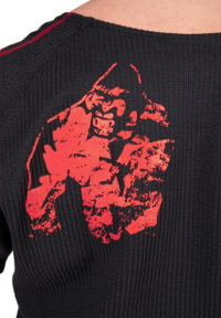 Олдскульный топ Buffalo Old School Workout Top – Black/Red от Gorilla Wear