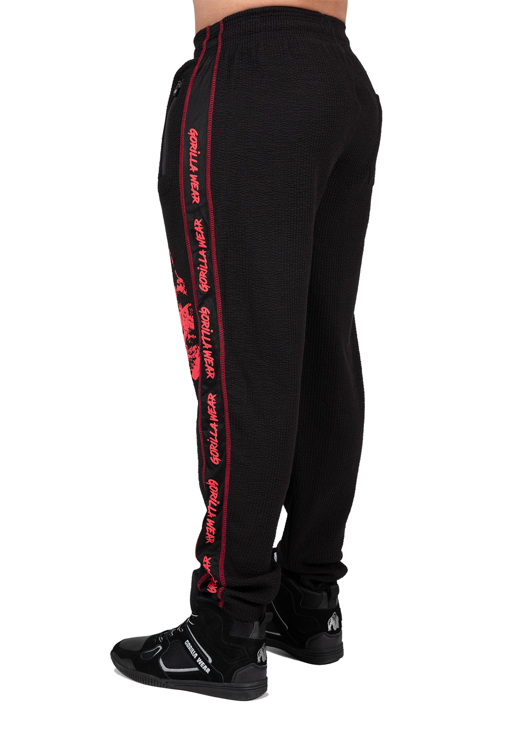 Штаны Buffalo Old School Workout Pants – Black/Red от Gorilla Wear