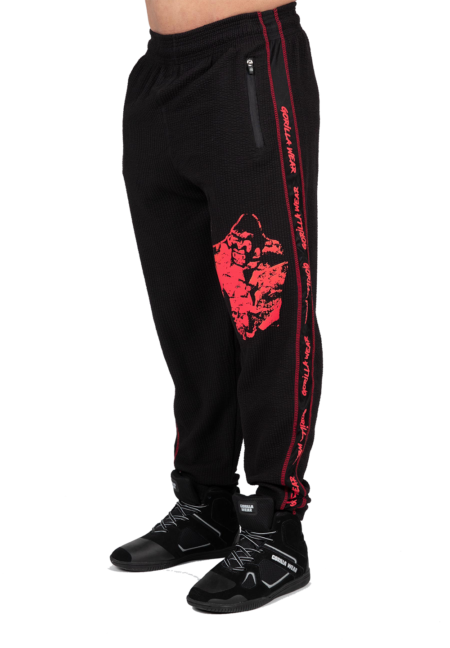 Штаны Buffalo Old School Workout Pants – Black/Red от Gorilla Wear