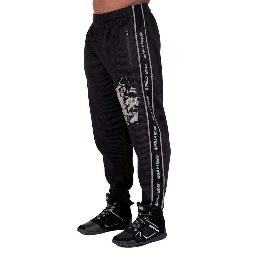 Buffalo Old School Workout Pants – Black/Gray