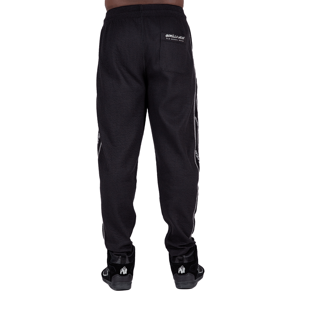 Buffalo Old School Workout Pants — Black/Gray