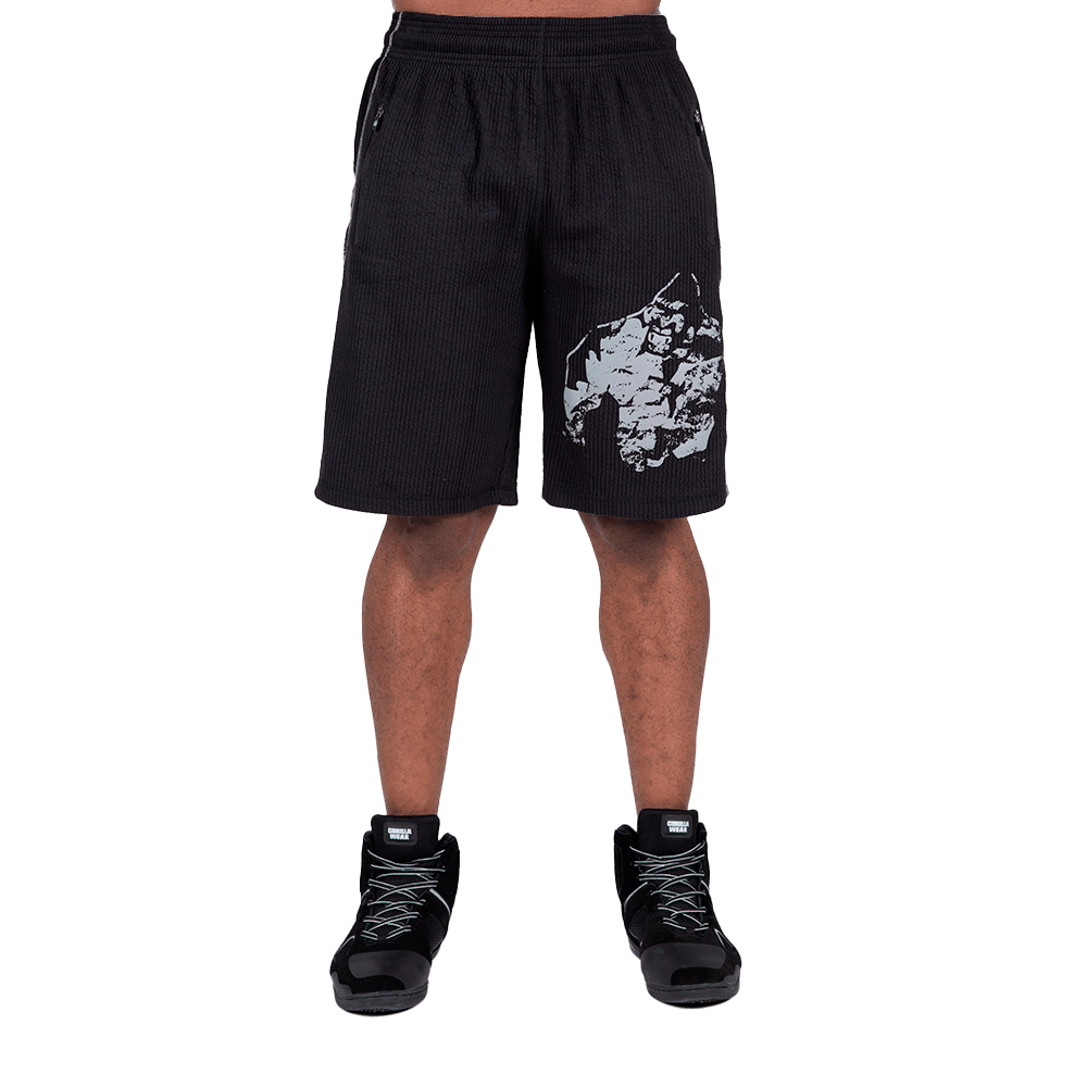 Купить шорты Buffalo Old School Workout Shorts - Black/Gray