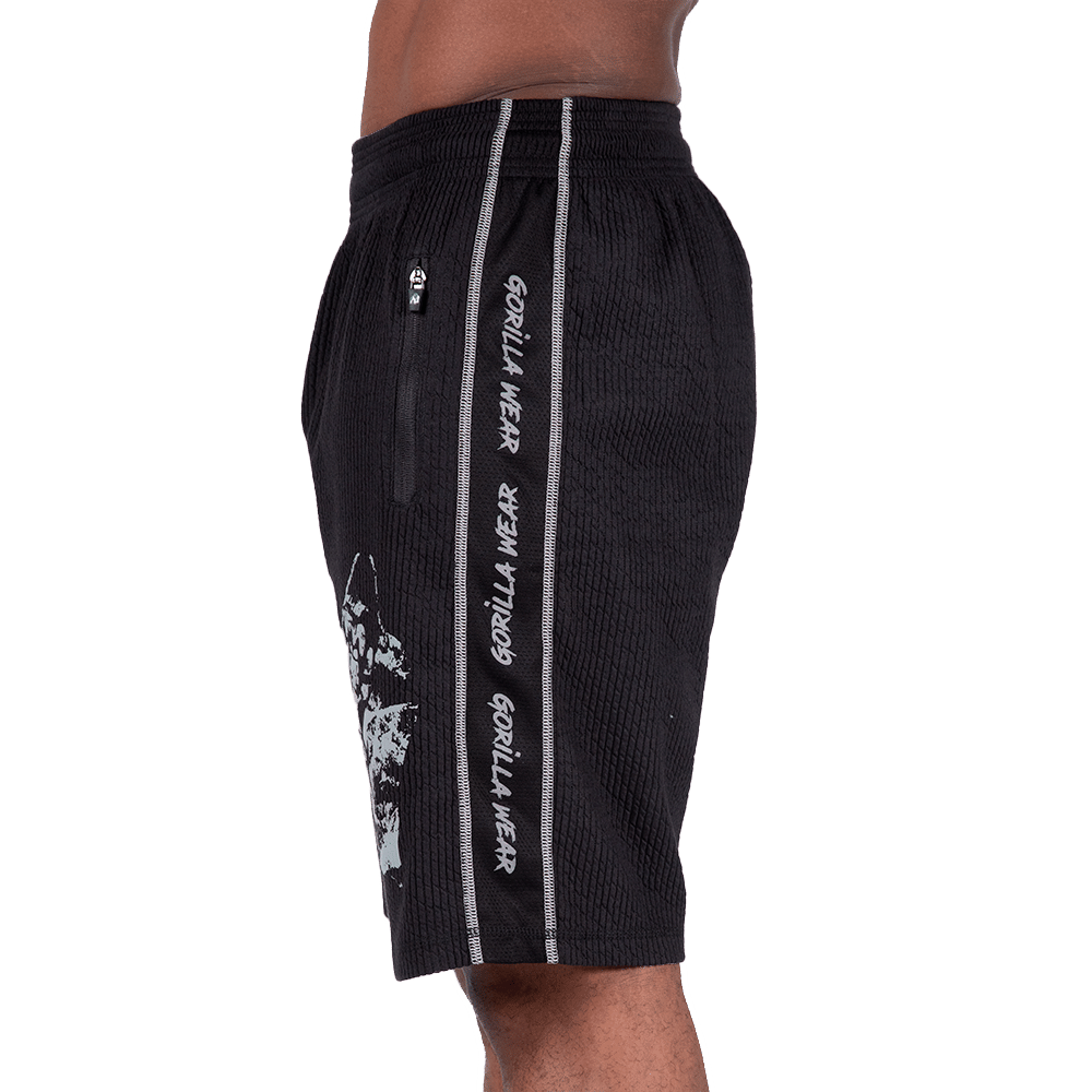 Buffalo Old School Workout Shorts – Black/Gray