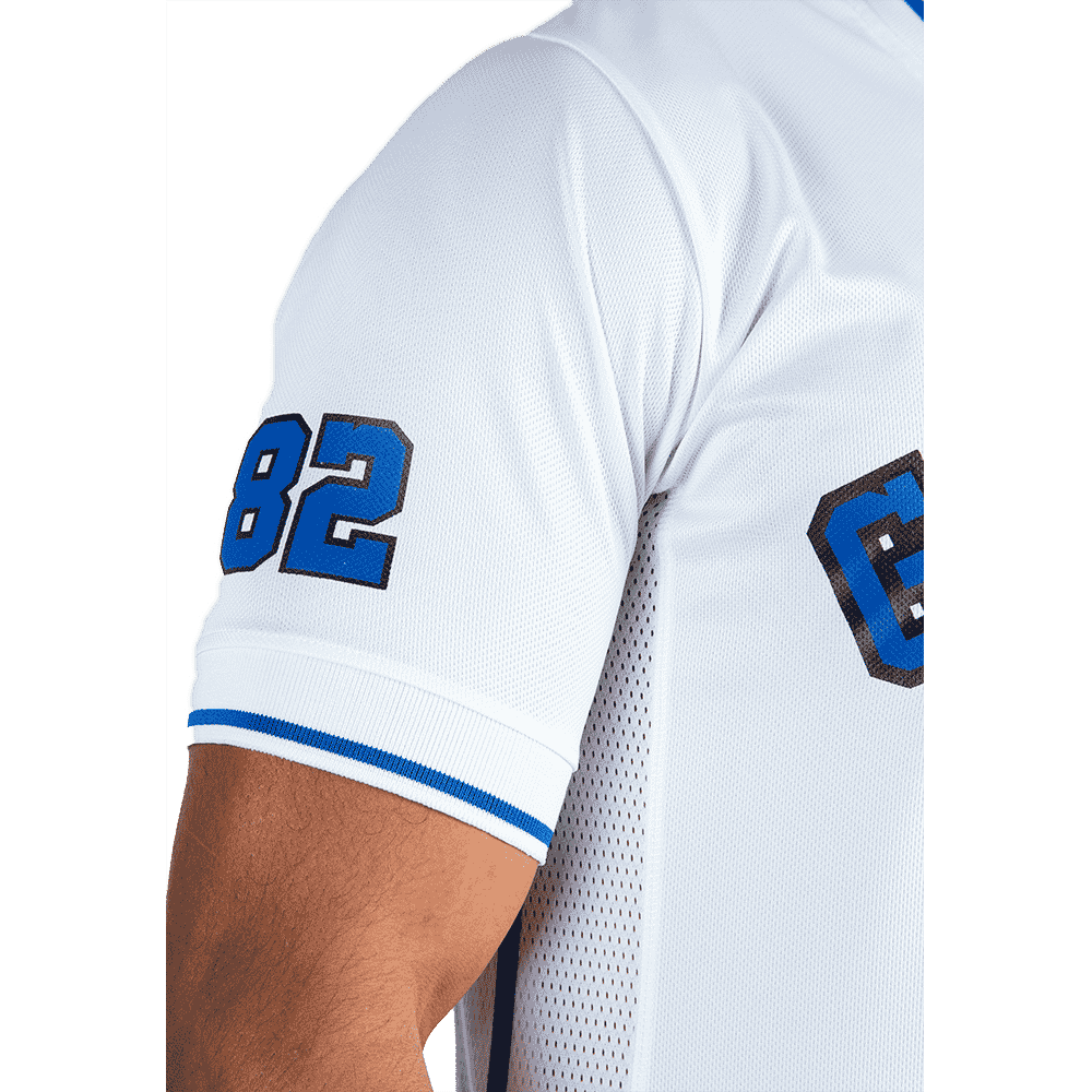 San Mateo T-Shirt – White/Blue