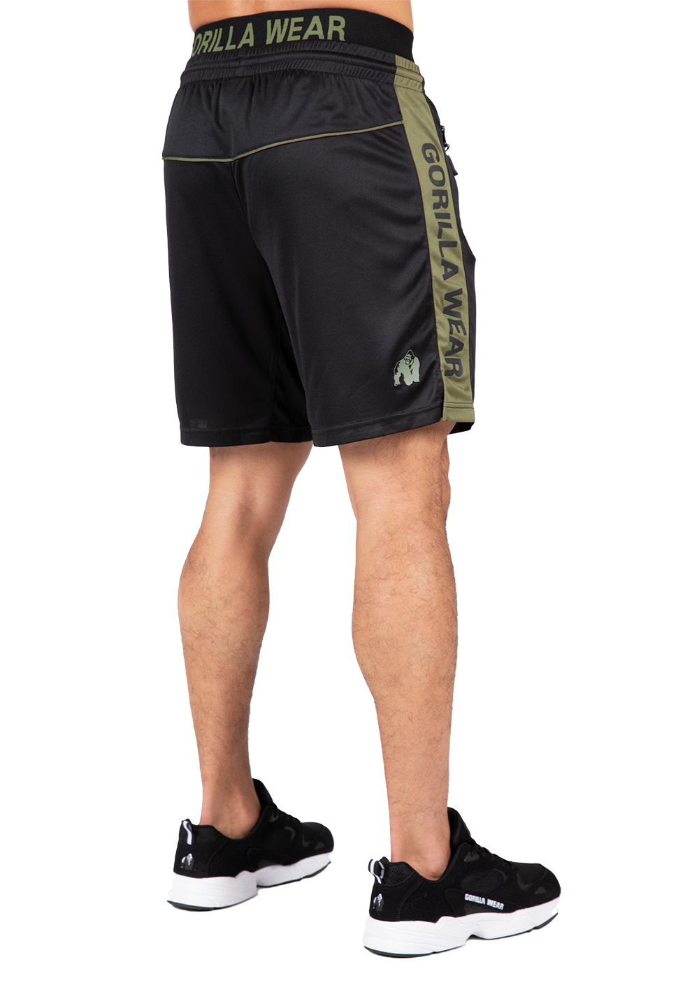 Шорты Atlanta Shorts – Black/Green от Gorilla Wear
