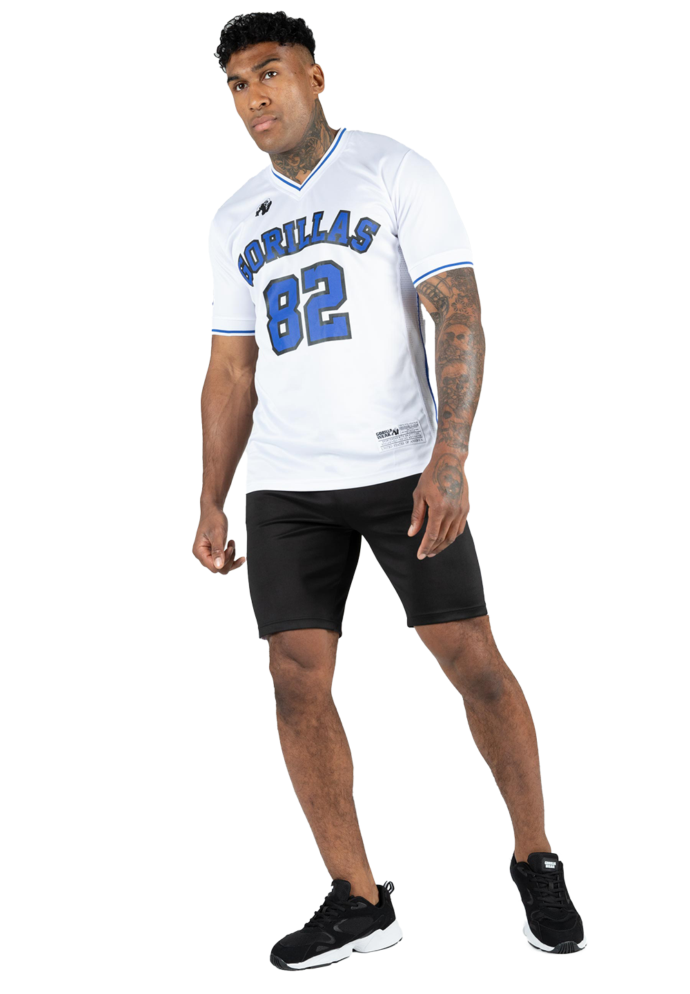 Футболка San Mateo T-Shirt – White/Blue от Gorilla Wear