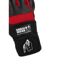 Перчатки Dallas Wrist Wraps Gloves - Black/Red от Gorilla Wear