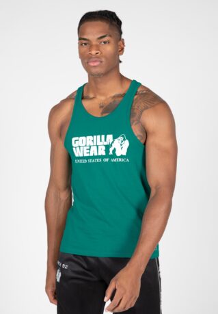 Дышащая майка Gorilla Wear Classic Бирюзово-зеленый для интенсивных тренировок