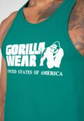 Универсальная спортивная майка Gorilla Wear Classic Бирюзово-зеленый для бега и улицы