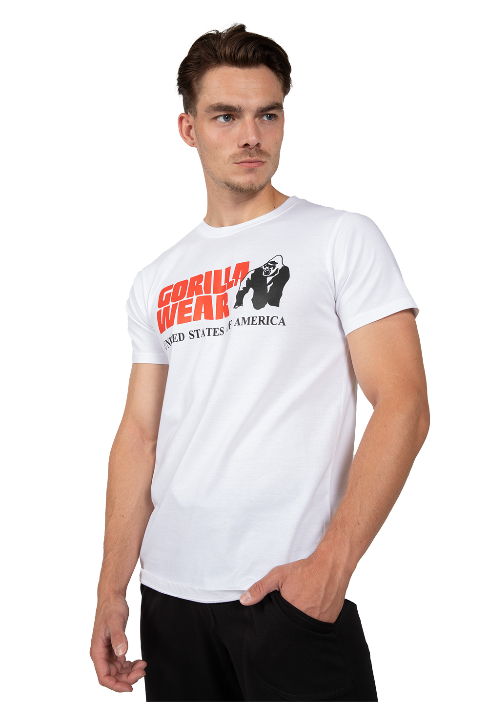 Футболка Classic T-shirt – White от Gorilla Wear