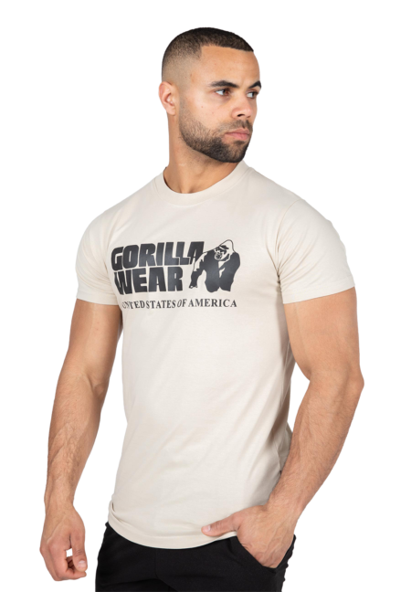 Футболка Classic T-shirt – Beige от Gorilla Wear