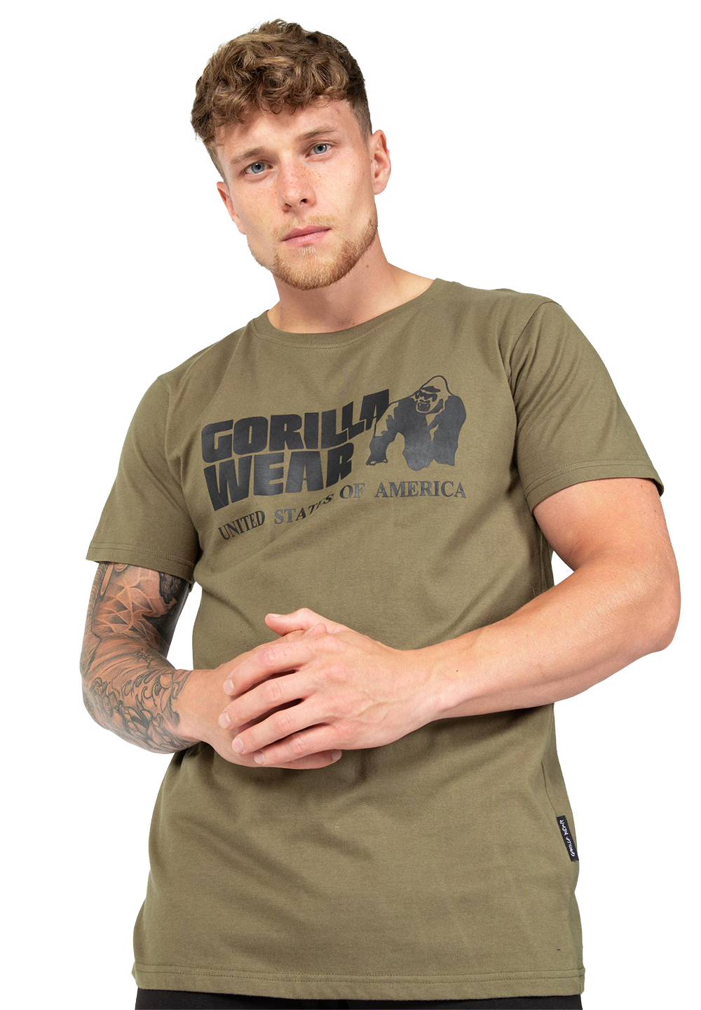 Футболка Classic T-shirt – Army Green от Gorilla Wear