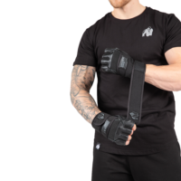 Перчатки для зала Dallas Wrist Wraps Gloves – Black от Gorilla Wear