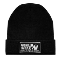 Черная шапка Vermont Beanie - Black от Gorilla Wear