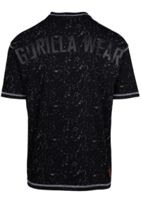 Футболка оверсайз Saginaw Oversized T-Shirt - Washed Black от Gorilla Wear