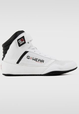 Gwear Classic High Tops – Бело-Черные кроссовки Gorilla Wear